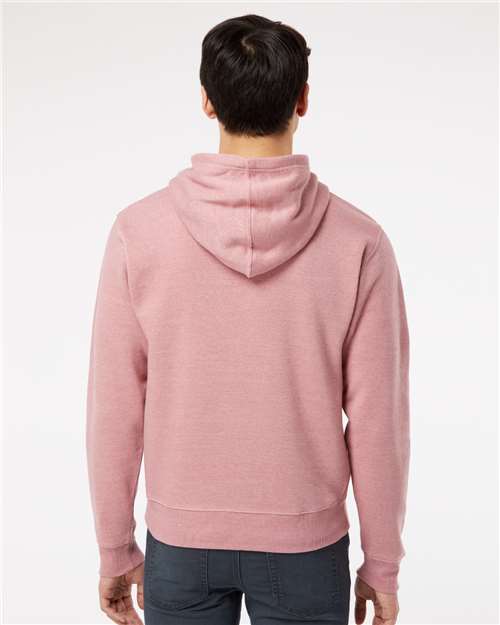 Men's Triblend Fleece Hooded Sweatshirt - Dusty Rose Triblend