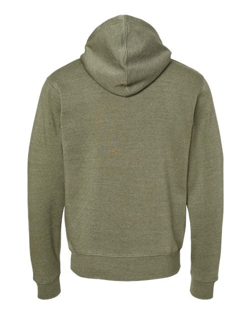 Men's Triblend Fleece Hooded Sweatshirt - Olive Triblend
