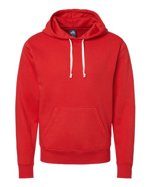 Men's Triblend Fleece Hooded Sweatshirt - Red Solid