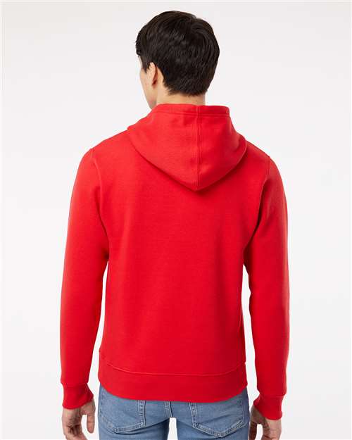 Men's Triblend Fleece Hooded Sweatshirt - Red Solid