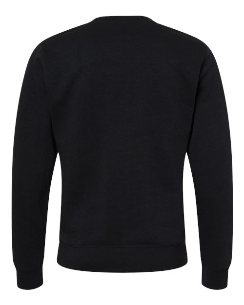 Unisex Triblend Fleece Crewneck Sweatshirt - Black Solid