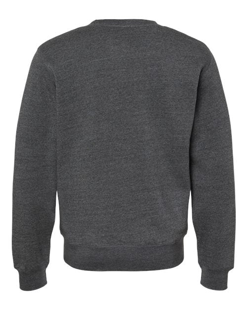 Unisex Triblend Fleece Crewneck Sweatshirt - Black Triblend