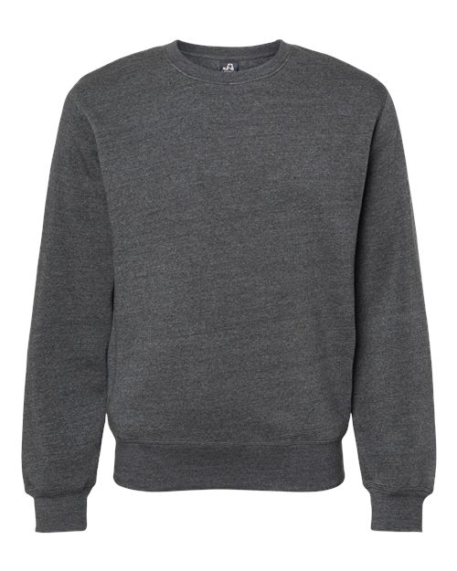 Unisex Triblend Fleece Crewneck Sweatshirt - Black Triblend