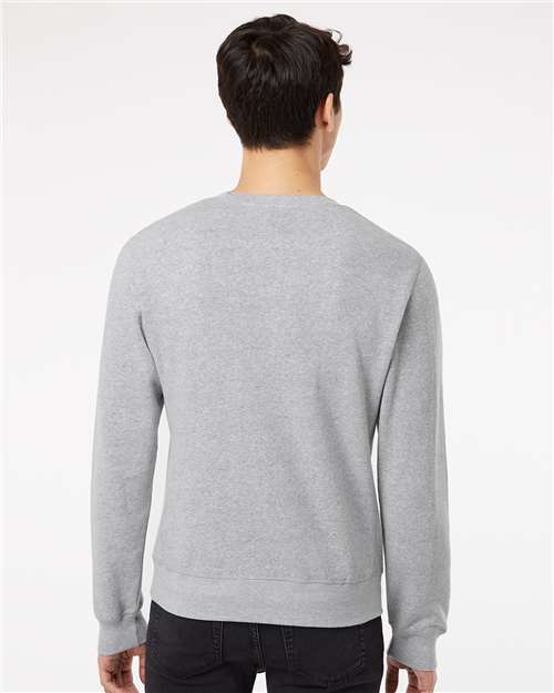 Unisex Triblend Fleece Crewneck Sweatshirt - Grey Triblend
