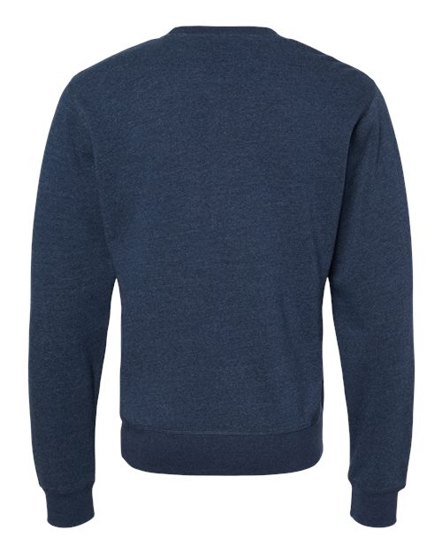 Unisex Triblend Fleece Crewneck Sweatshirt - True Navy Triblend