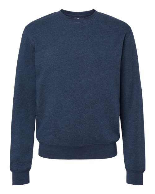 Unisex Triblend Fleece Crewneck Sweatshirt - True Navy Triblend