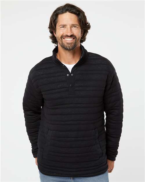 Men's Horizon Half-Snap Pullover - Black
