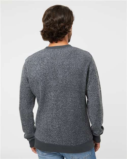 Unisex Aspen Fleece Crewneck Sweatshirt - Charcoal Speck
