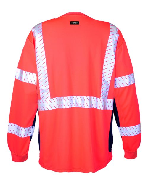 Unisex Premium Black Series® Long Sleeve T-Shirt - Fluorescent Red (9710)