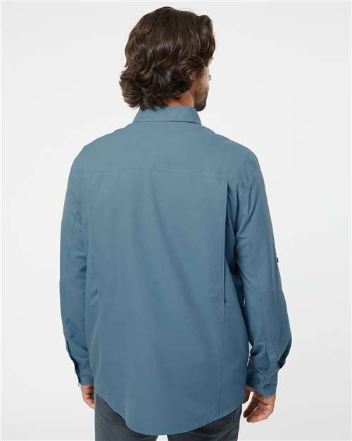 Men's Crossroad Woven Shirt - Slate Blue