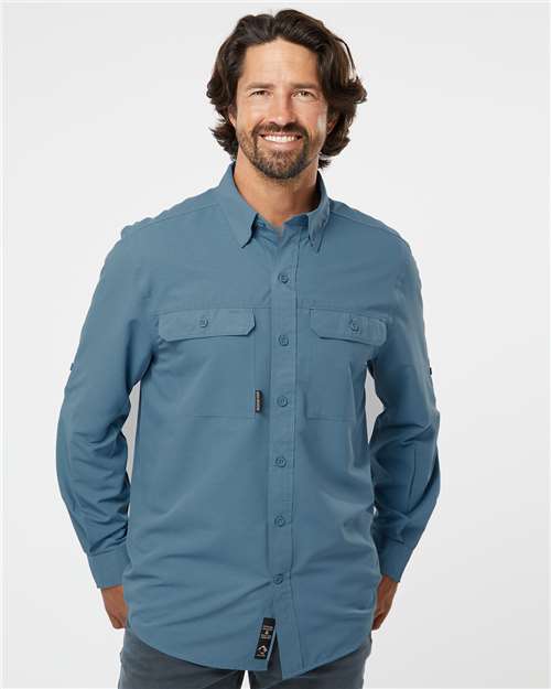 Men's Crossroad Woven Shirt - Slate Blue