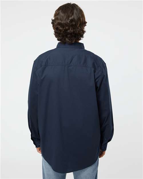 Men's Craftsman Woven Shirt - Deep Blue