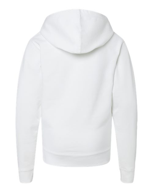 Youth Midweight Hooded Sweatshirt - White