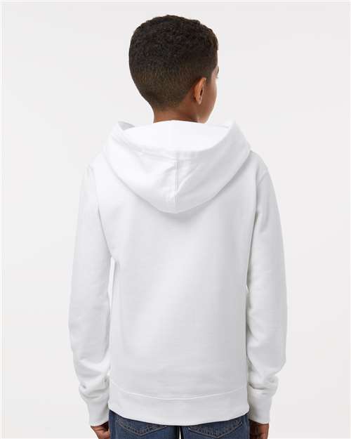 Youth Midweight Hooded Sweatshirt - White