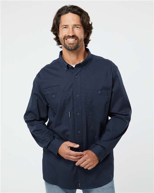 Men's Craftsman Woven Shirt - Deep Blue