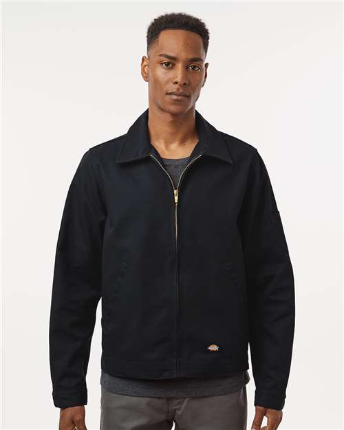Men's Unlined Industrial Eisenhower Jacket - Black