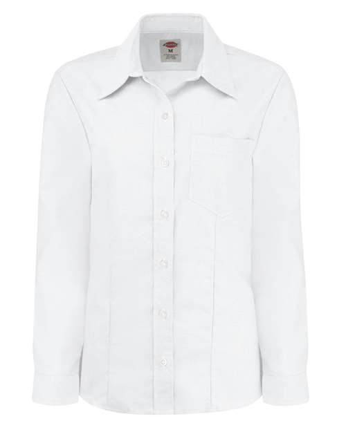 Women's Oxford Long Sleeve Shirt - White