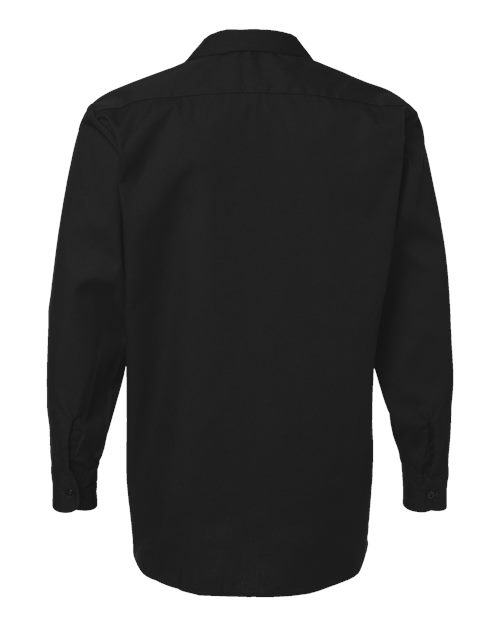 Men's Industrial Long Sleeve Work Shirt - Black