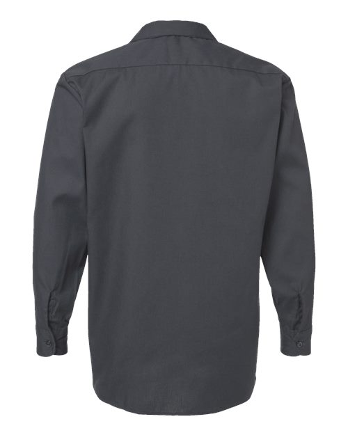 Men's Industrial Long Sleeve Work Shirt - Dark Charcoal