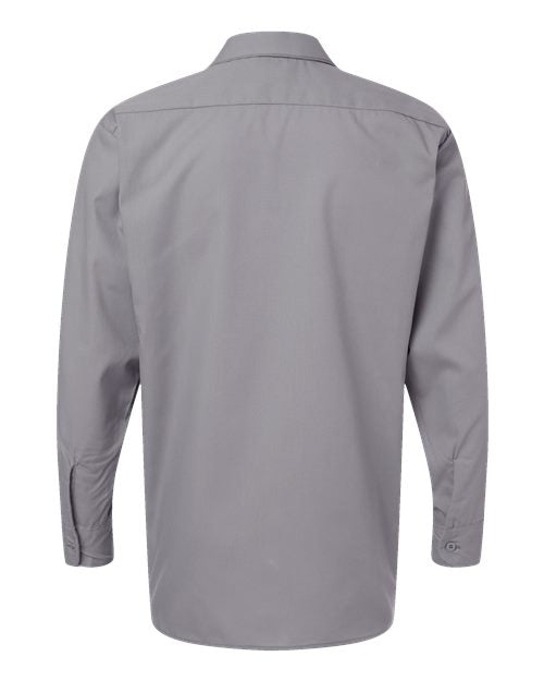 Men's Industrial Long Sleeve Work Shirt - Graphite Grey
