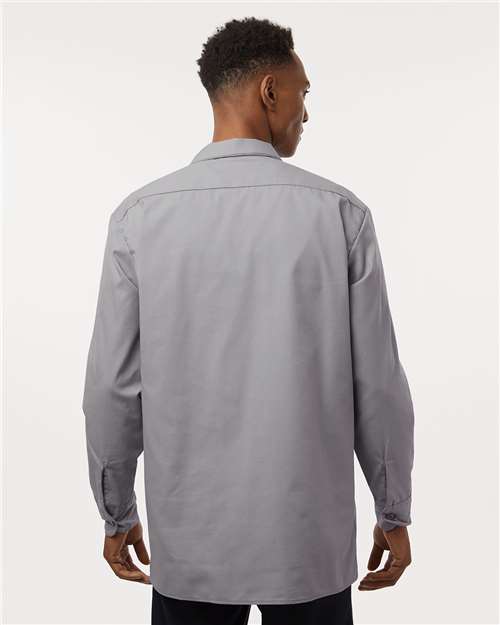 Men's Industrial Long Sleeve Work Shirt - Graphite Grey