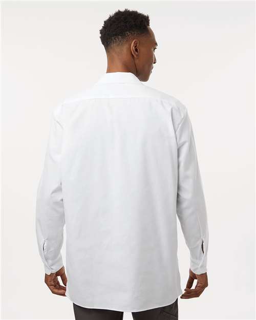 Men's Industrial Long Sleeve Work Shirt - White