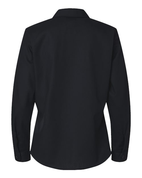 Women's Long Sleeve Industrial Work Shirt - Black