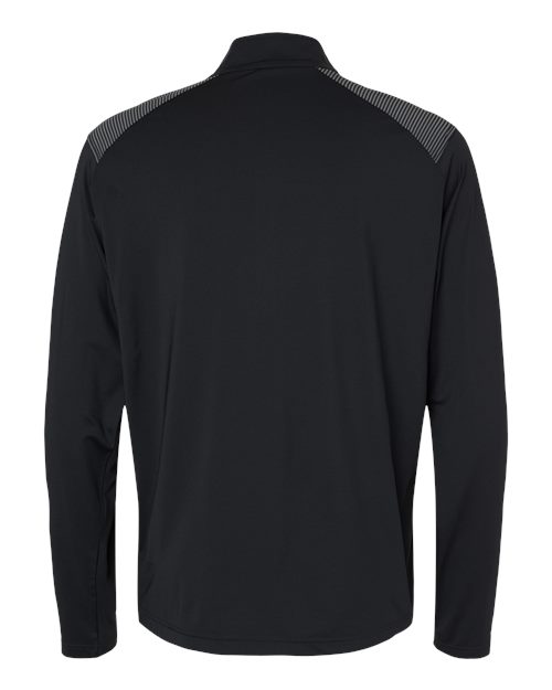 Men's Ultimate365 Lightweight Shoulder Stripe Quarter-Zip Pullover - Black