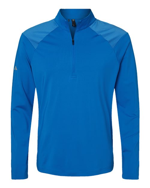 Men's Ultimate365 Lightweight Shoulder Stripe Quarter-Zip Pullover - Glory Blue