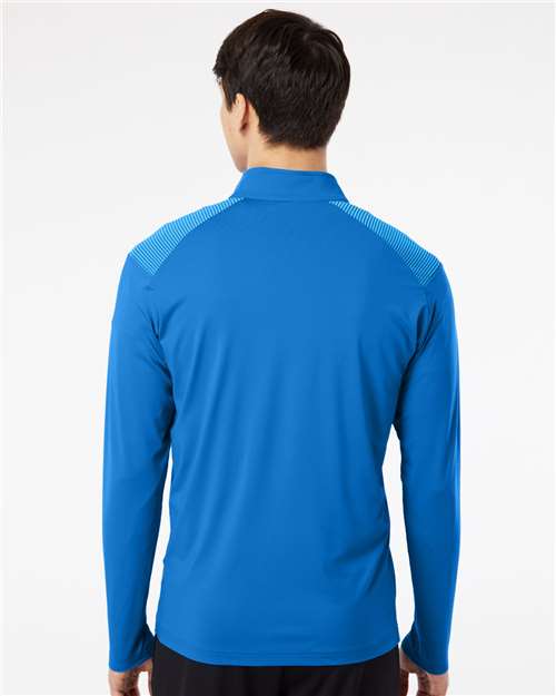 Men's Ultimate365 Lightweight Shoulder Stripe Quarter-Zip Pullover - Glory Blue