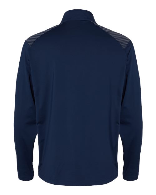 Men's Ultimate365 Lightweight Shoulder Stripe Quarter-Zip Pullover - Team Navy Blue