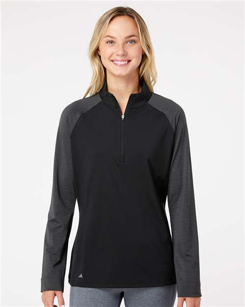 Women's Ultimate365 Lightweight Raglan Quarter-Zip Pullover - Black
