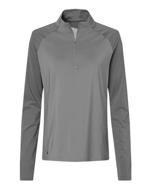 Women's Ultimate365 Lightweight Raglan Quarter-Zip Pullover - Grey Three