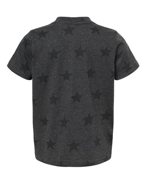 Toddler Star Print Tee - Smoke Star