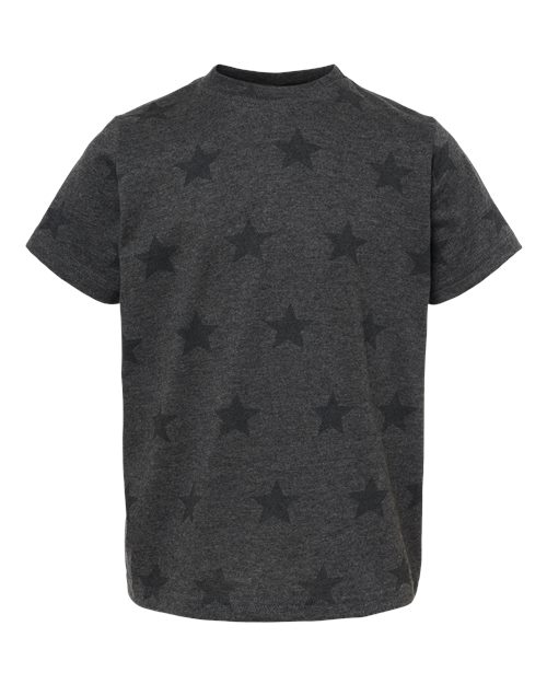 Toddler Star Print Tee - Smoke Star