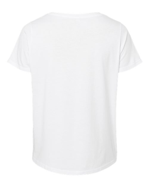 Women's Curvy Collection Fine Jersey Tee - Blended White