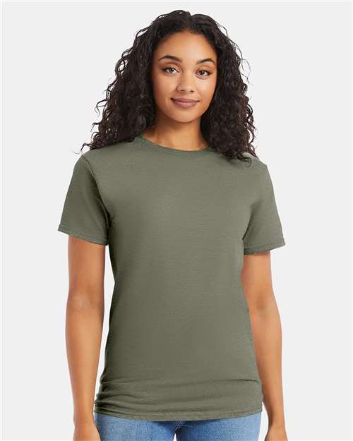 Unisex Essential-T T-Shirt - Fatigue Green