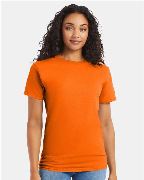 Unisex Essential-T T-Shirt - Safety Orange