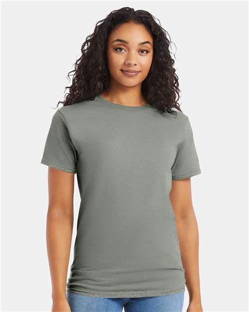 Unisex Essential-T T-Shirt - Stonewashed Green