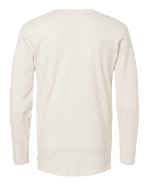 Men's Fine Jersey Long Sleeve Tee - Natural Heather