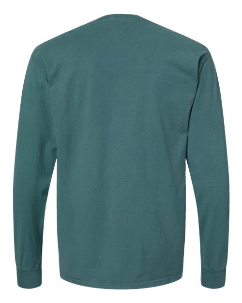 Unisex Garment-Dyed Long Sleeve T-Shirt - Cactus