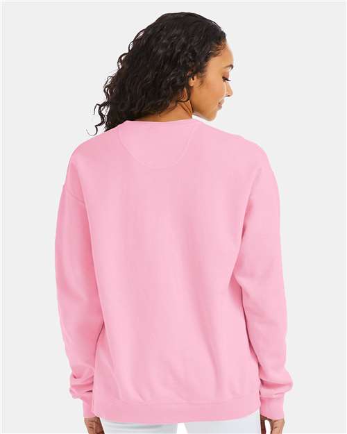 Unisex Garment-Dyed Crewneck Sweatshirt - Cotton Candy