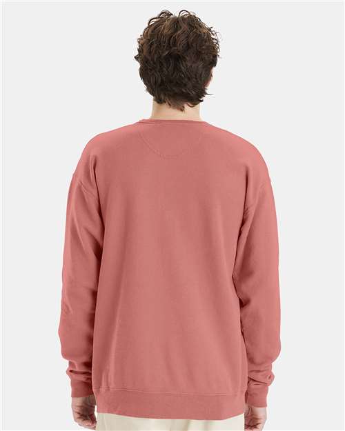 Unisex Garment-Dyed Crewneck Sweatshirt - Mauve