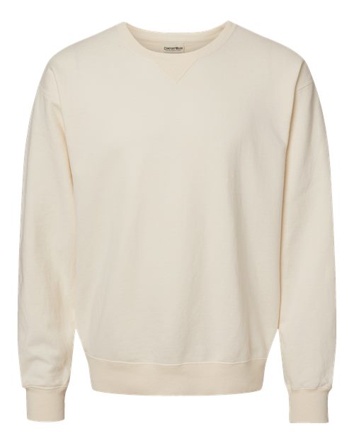 Unisex Garment-Dyed Crewneck Sweatshirt - Parchment