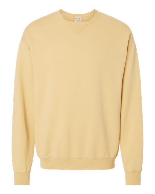 Unisex Garment-Dyed Crewneck Sweatshirt - Summer Squash Yellow