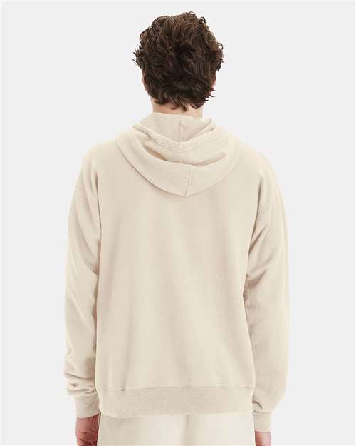 Unisex Garment-Dyed Hooded Sweatshirt - Parchment