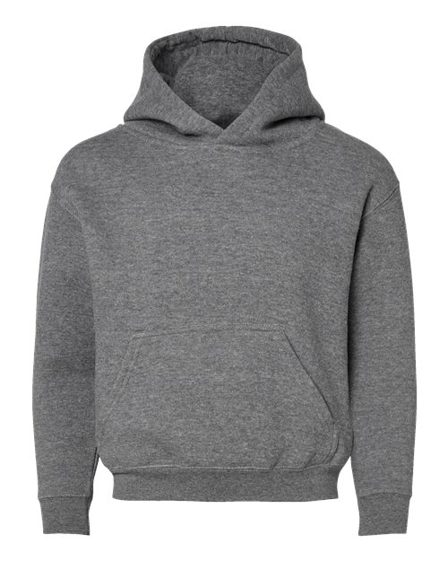Youth Fleece Hoodie Sweatshirt - Granite Heather