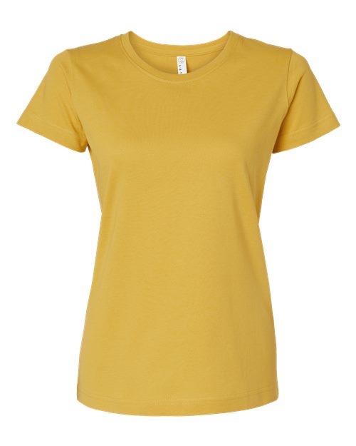 Women's Fine Jersey Tee - Mustard