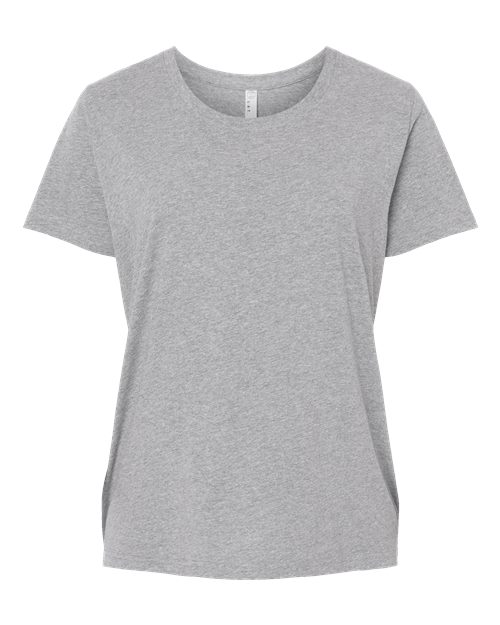 Women's Curvy Collection Fine Jersey Tee - Heather