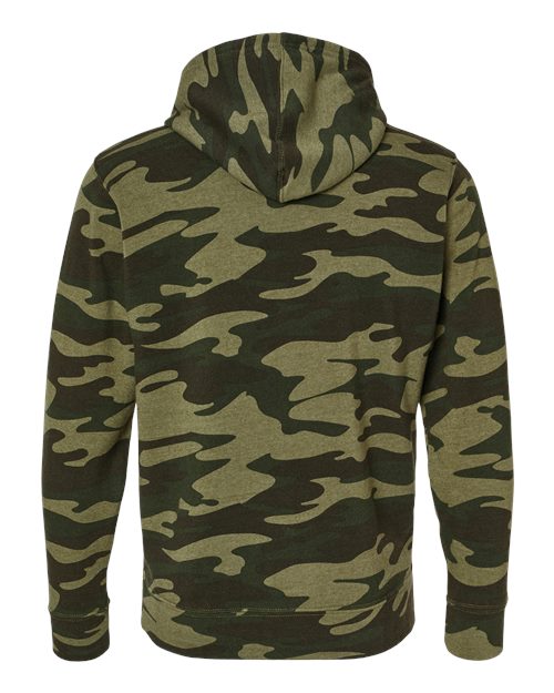 Men's Triblend Fleece Hooded Sweatshirt - Camo Triblend